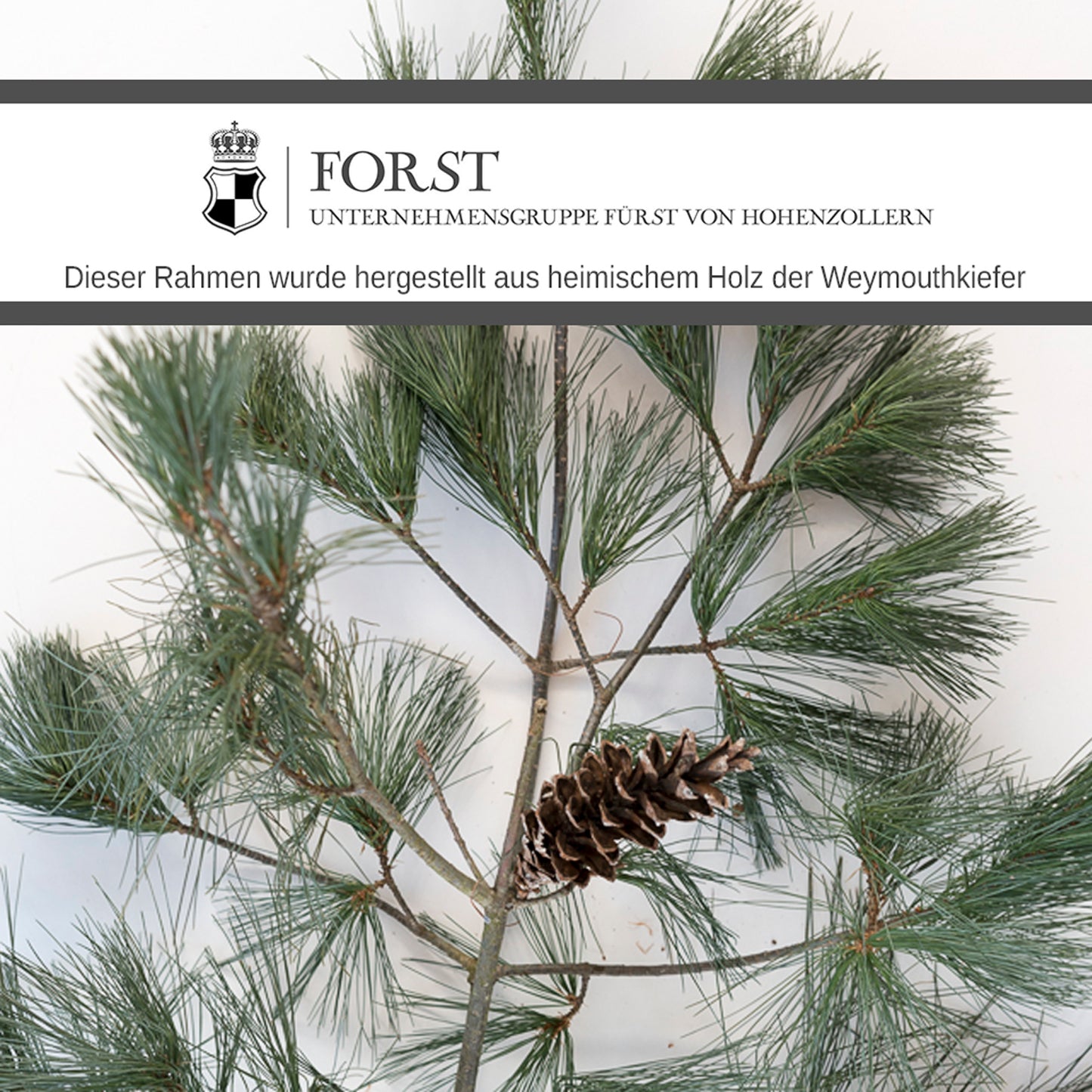 Spiegel mit Unikat-Vergolderrahmen - Kupfer/weiß