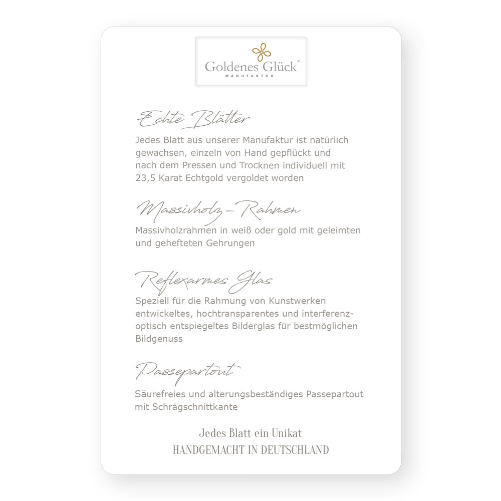 Ist es ein lebendig Wesen, das sich in sich selbst getrennt, sind es zwei, die sich erlesen, dass man sie als eines kennt? - Goldenes Glück