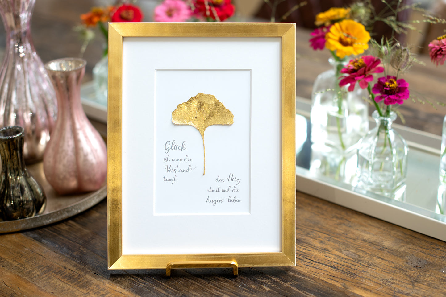 Glück ist, wenn der Verstand tanzt, das Herz atmet und die Augen lieben