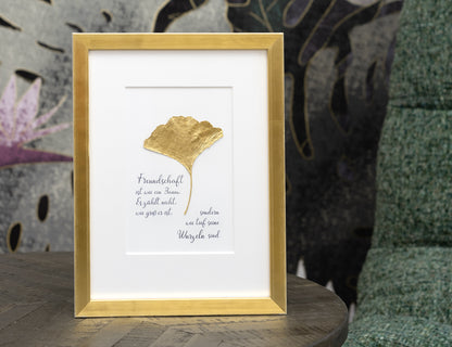 Freundschaft ist wie ein Baum. Es zählt nicht, wie groß er ist, sondern wie tief seine Wurzeln sind