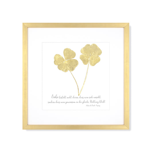 Liebe besteht nicht darin, dass man sich ansieht, sondern dass man gemeinsam in die gleiche Richtung blickt